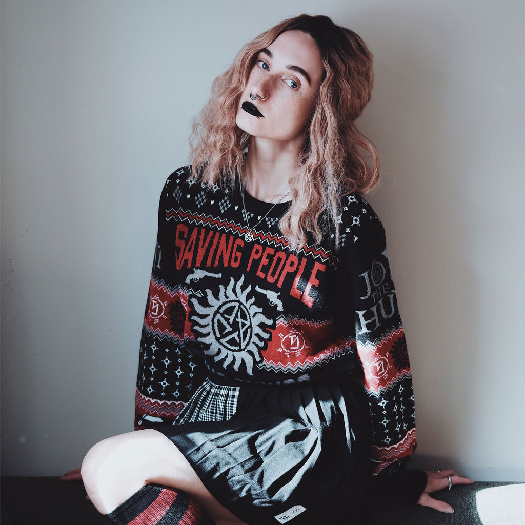 Produktbild Supernatural - Saving People Hunting Things Strickpullover