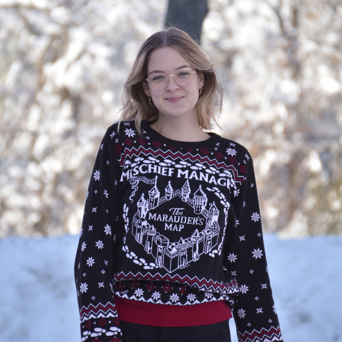 Produktbild Harry Potter - Karte des Rumtreibers Strickpullover