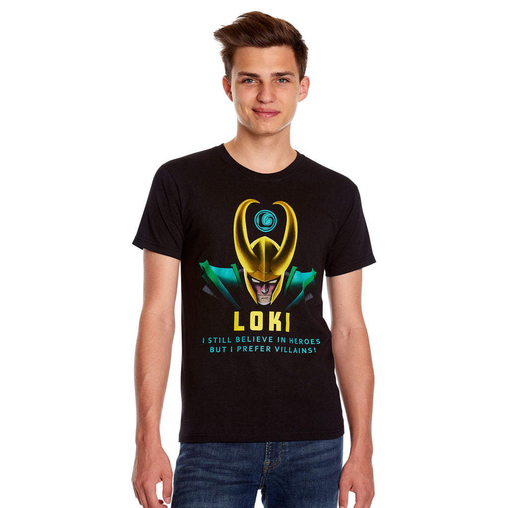 Produktbild Loki - I Prefer Villains T-Shirt schwarz