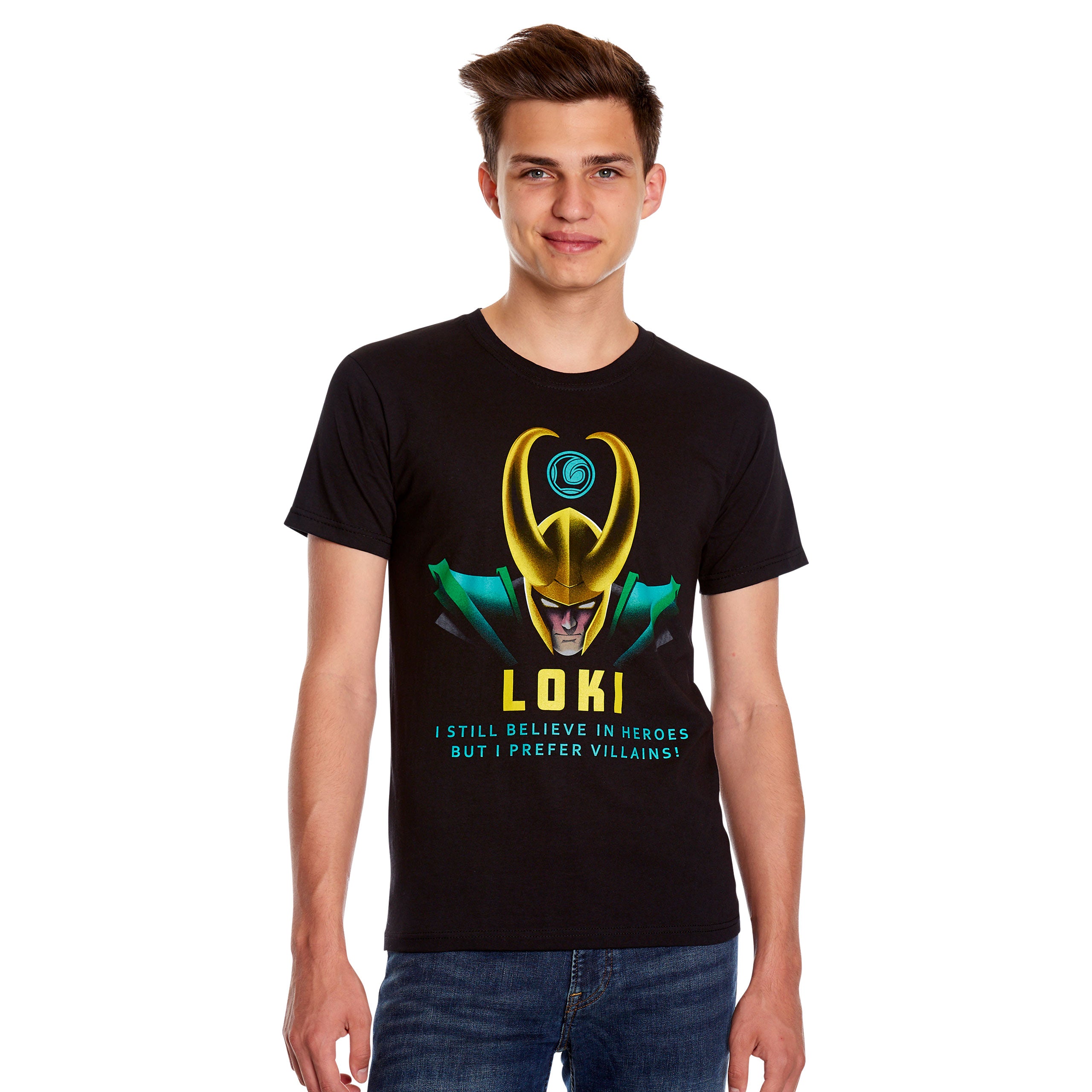 Produktbild Loki - I Prefer Villains T-Shirt schwarz