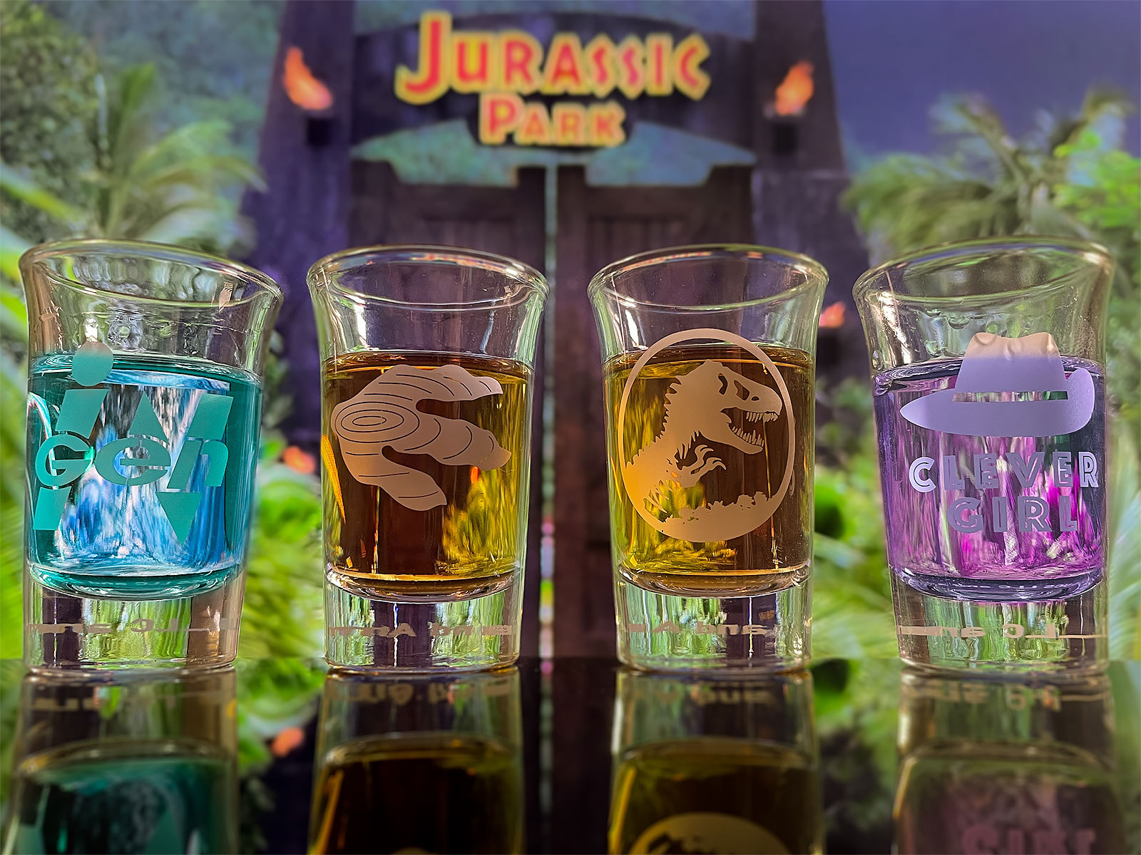 Produktbild Jurassic Park Shots Gläserset