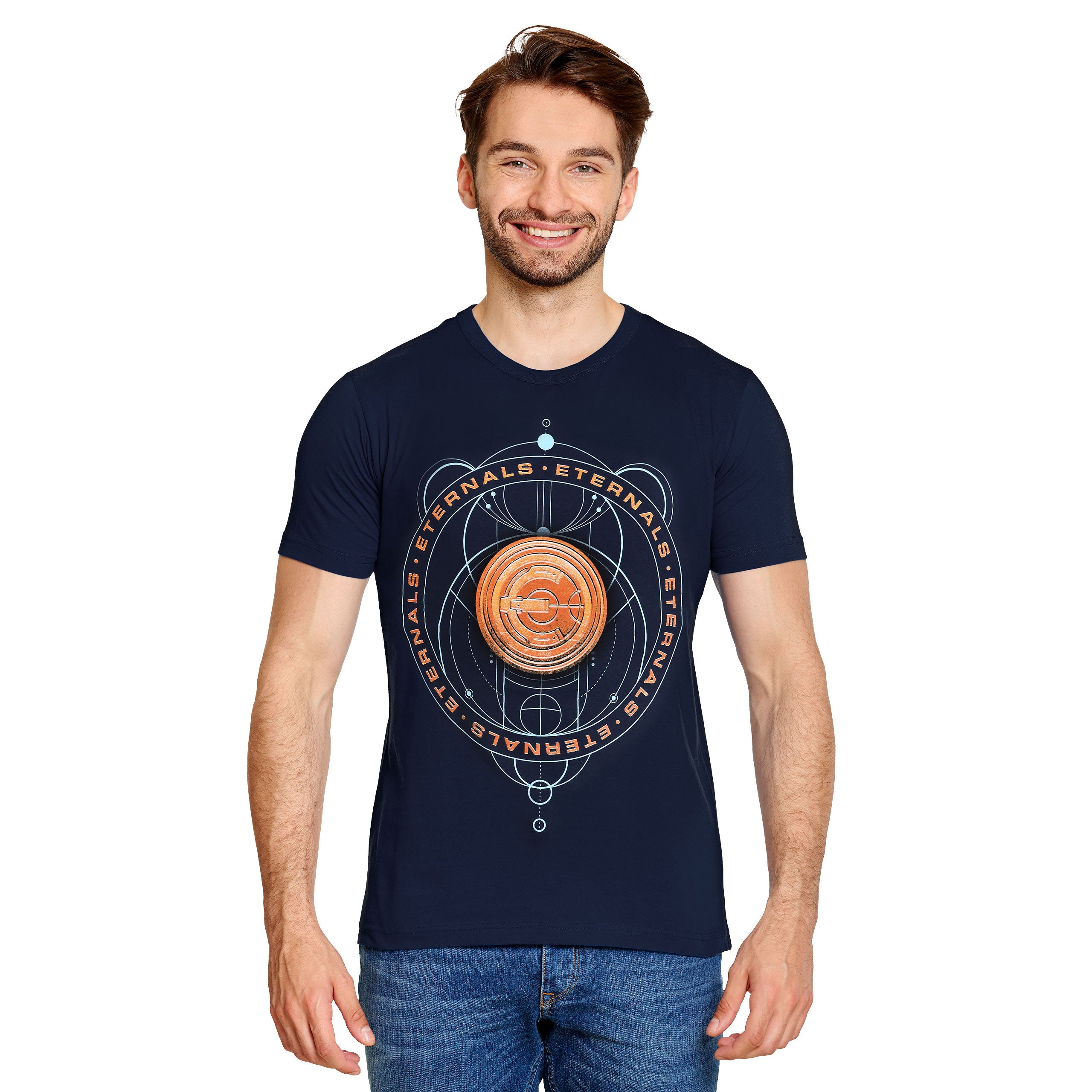 Produktbild Eternals - Discs T-Shirt blau