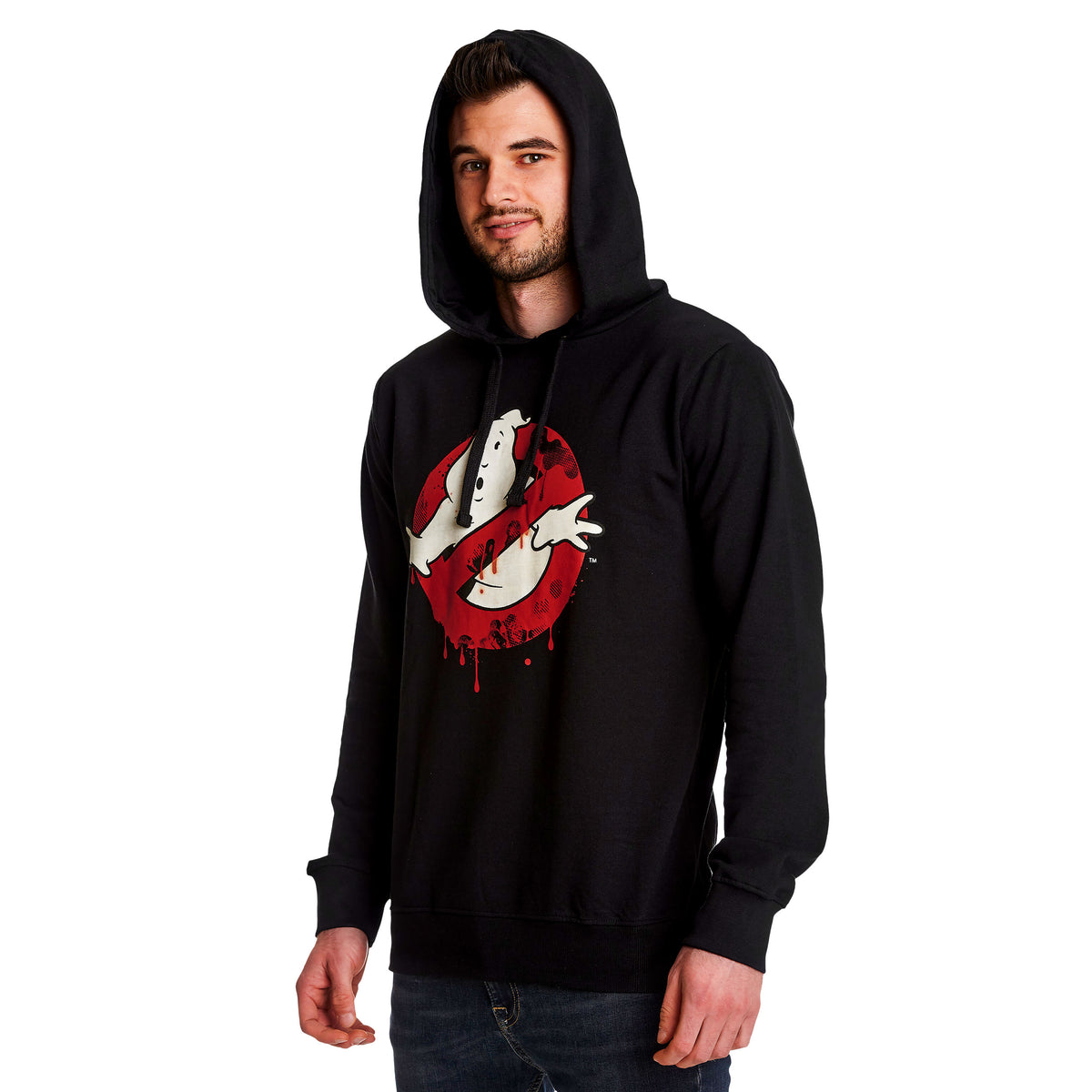 Produktbild Ghostbusters - Glow in the Dark Logo Hoodie schwarz