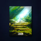 Produktbild Zelda - Masterschwert Wandbild mit Licht