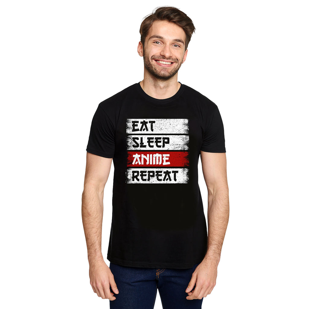 Daily Routine T-Shirt für Anime Fans schwarz