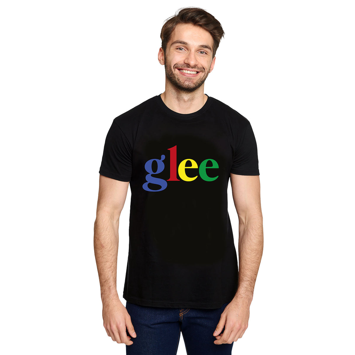 Produktbild Color Code Logo T-Shirt für Glee Fans schwarz