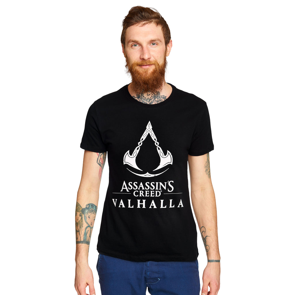 Produktbild Assassin's Creed - Valhalla Logo T-Shirt schwarz