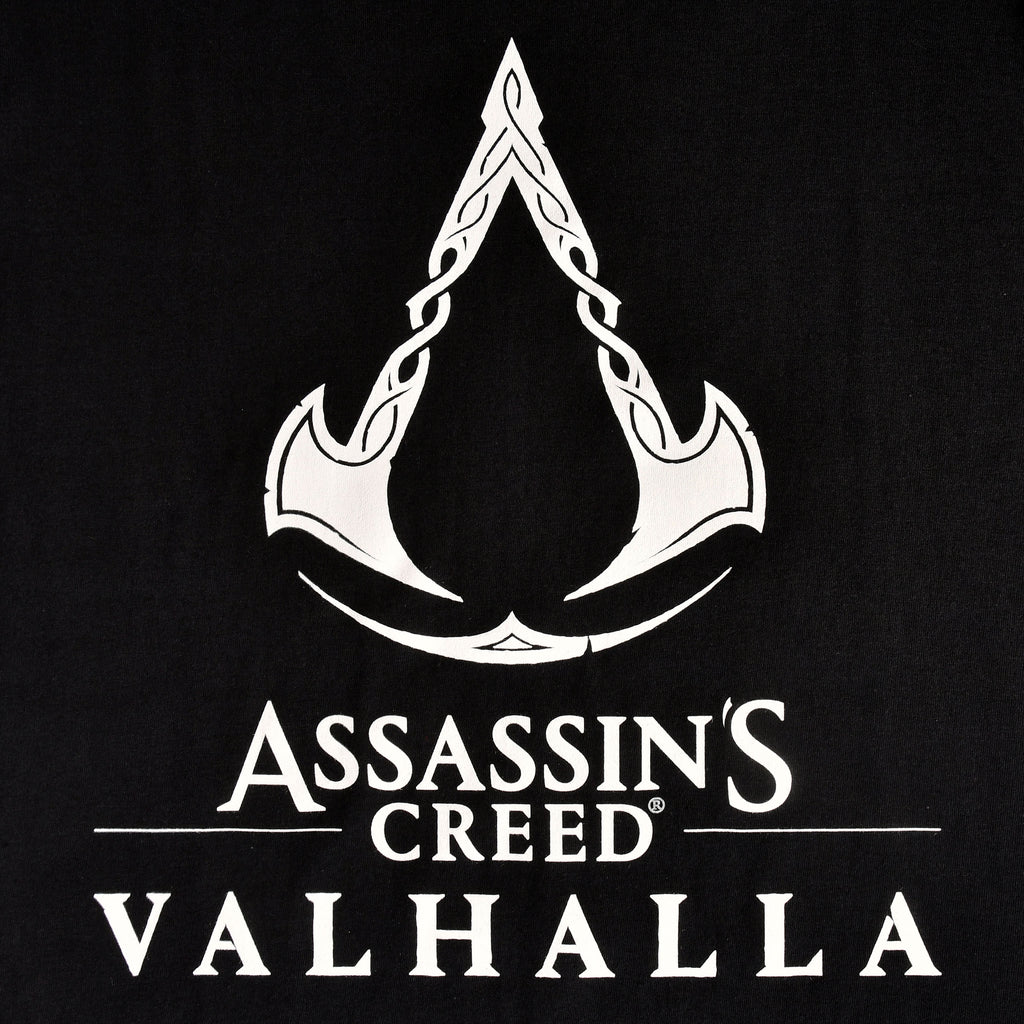 Produktbild Assassin's Creed - Valhalla Logo T-Shirt schwarz