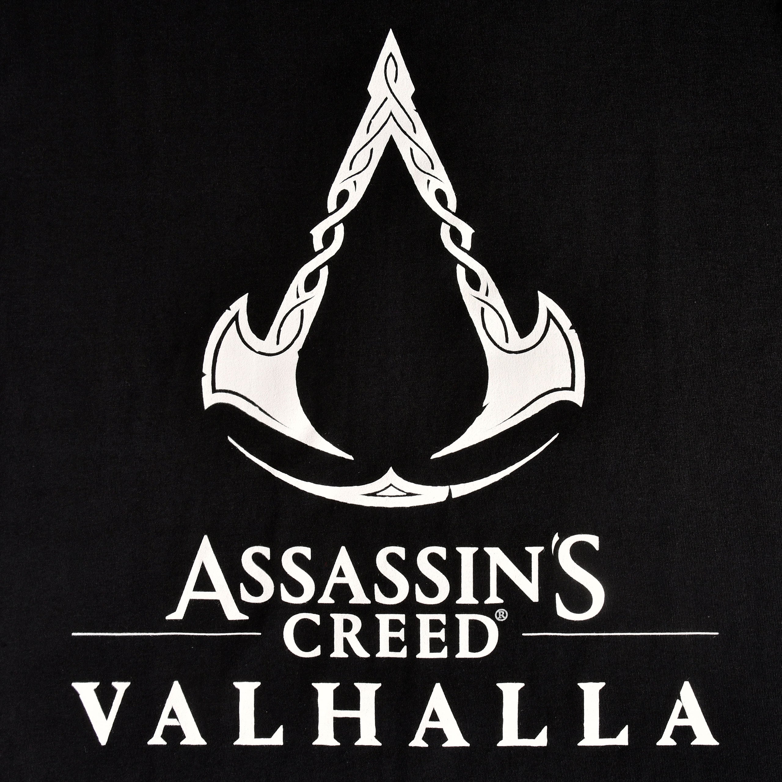 Produktbild Assassin's Creed - Valhalla Logo T-Shirt schwarz