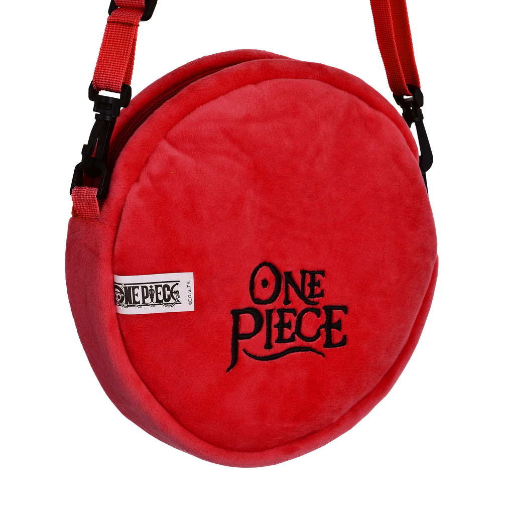 Produktbild One Piece - Luffy Plüsch Umhängetasche rot