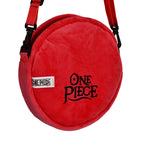 Produktbild One Piece - Luffy Plüsch Umhängetasche rot
