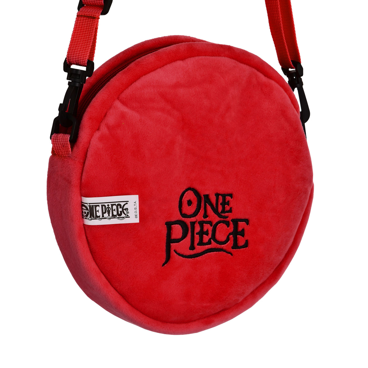 Produktbild One Piece - Luffy Plüsch Umhängetasche rot
