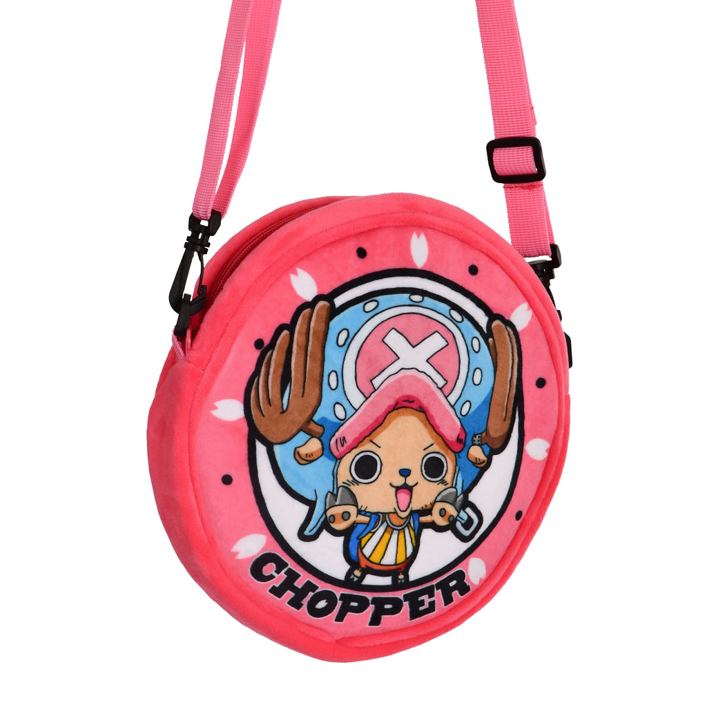 Produktbild One Piece - Chopper Plüsch Umhängetasche rosa