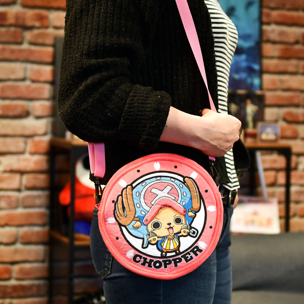 Produktbild One Piece - Chopper Plüsch Umhängetasche rosa
