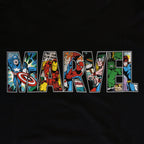 Produktbild Marvel - Comic Strip Logo T-Shirt schwarz