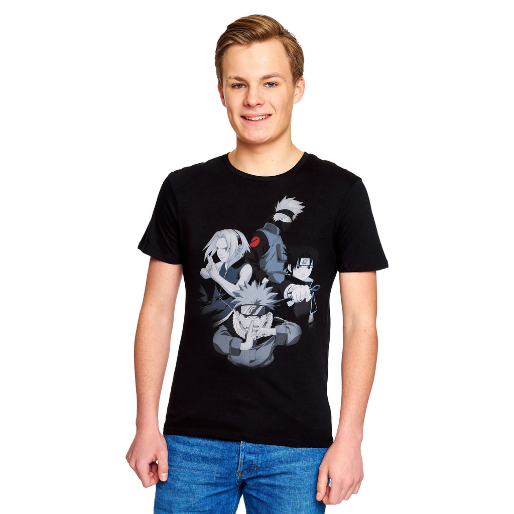 Naruto - Team 7 Group T-Shirt schwarz