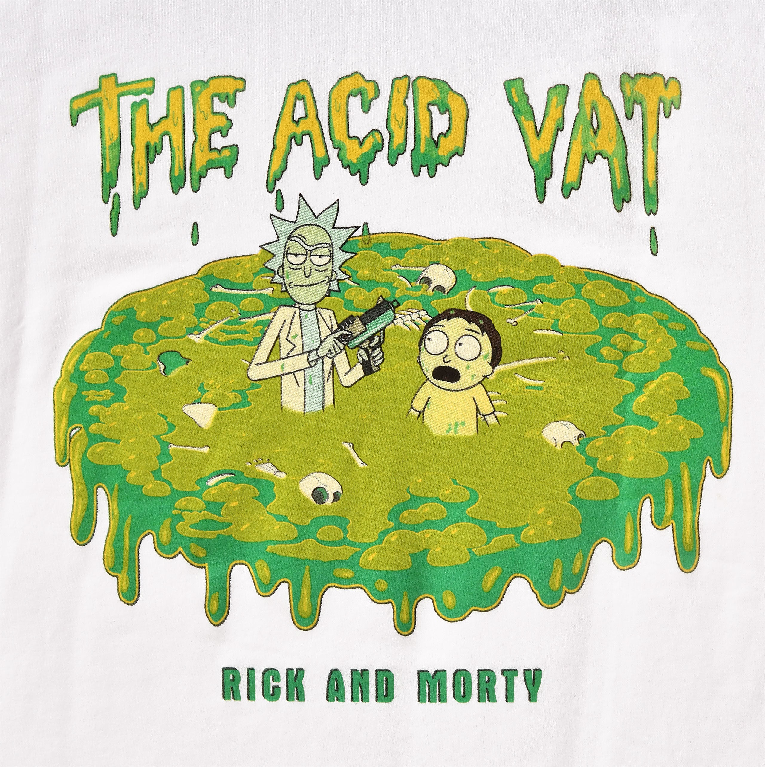 Product image Rick and Morty - The Acid Vat T-Shirt white