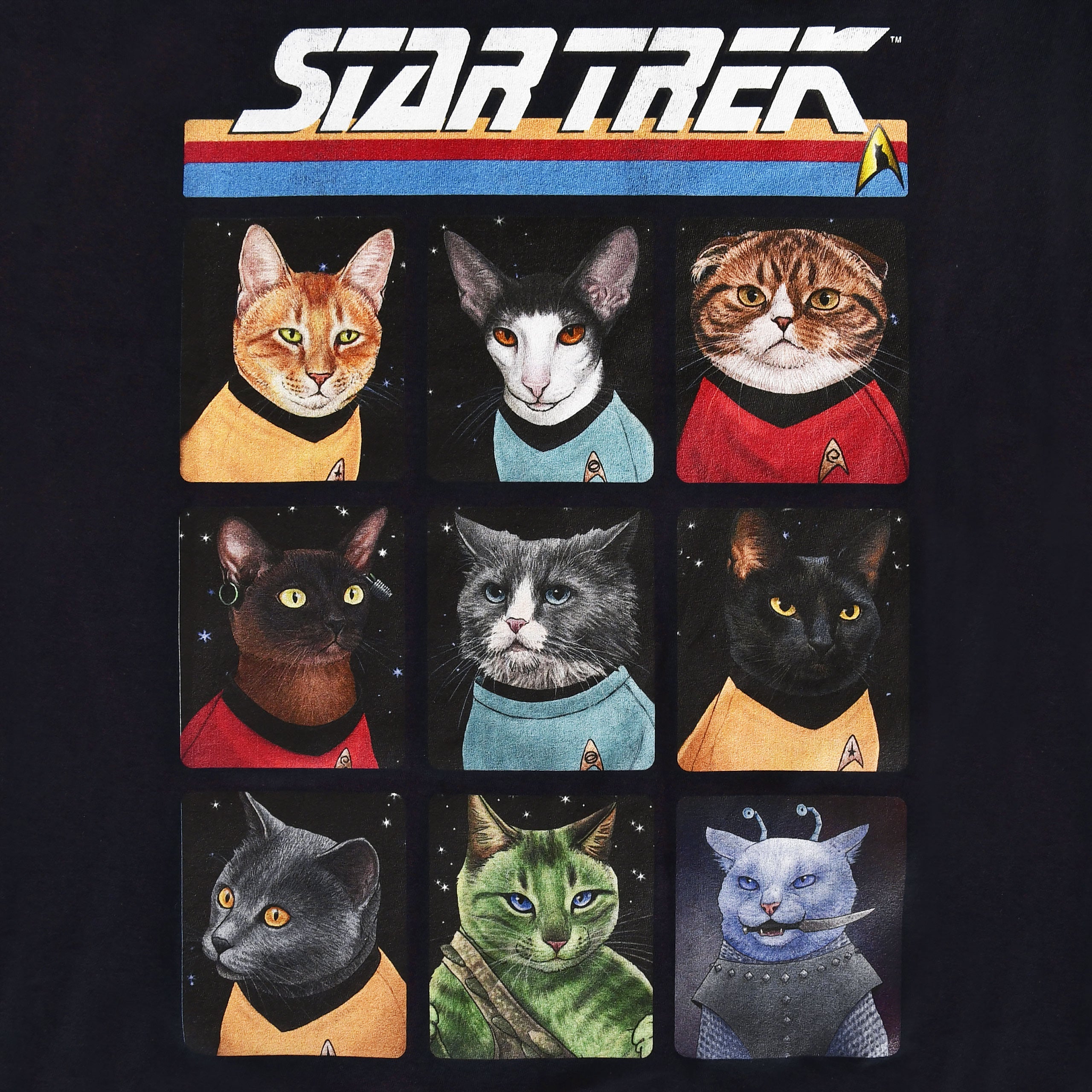 Produktbild Star Trek - Cat Crew T-Shirt blau