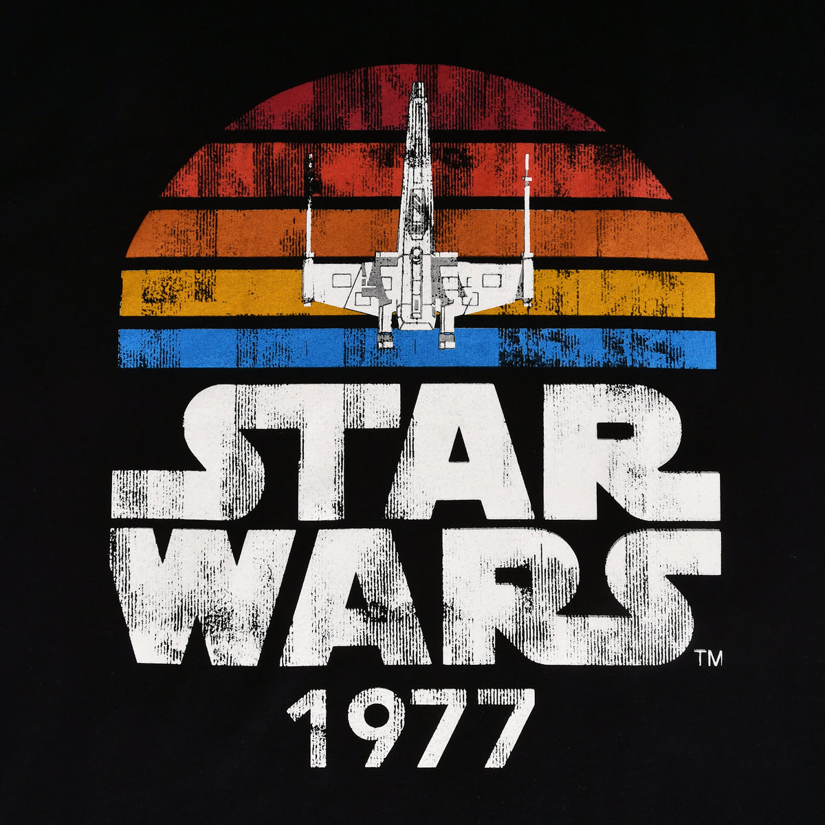 Produktbild Star Wars of 1977 Retro T-Shirt schwarz