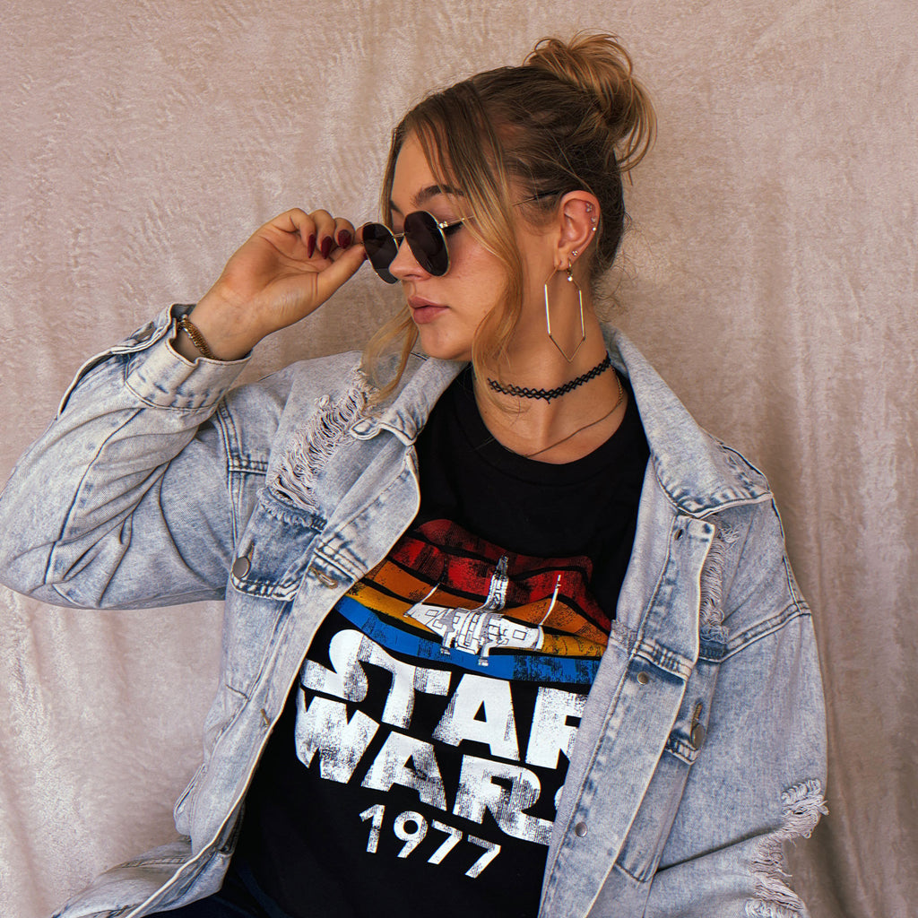 Produktbild Star Wars of 1977 Retro T-Shirt schwarz