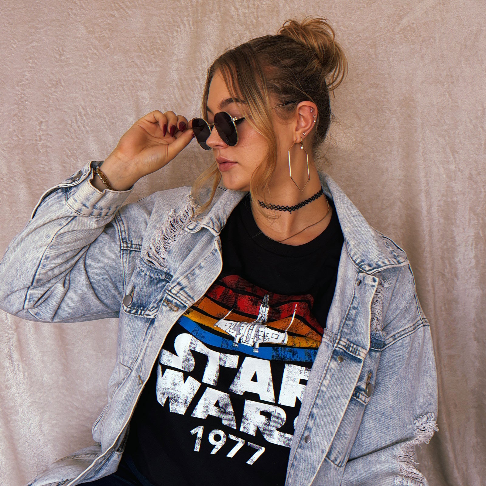 Produktbild Star Wars of 1977 Retro T-Shirt schwarz