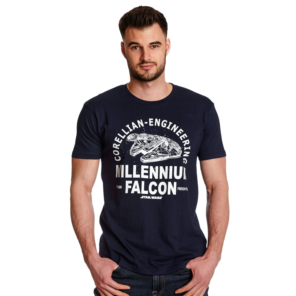 Produktbild Star Wars - Millennium Falcon Corellian Engineering T-Shirt blau
