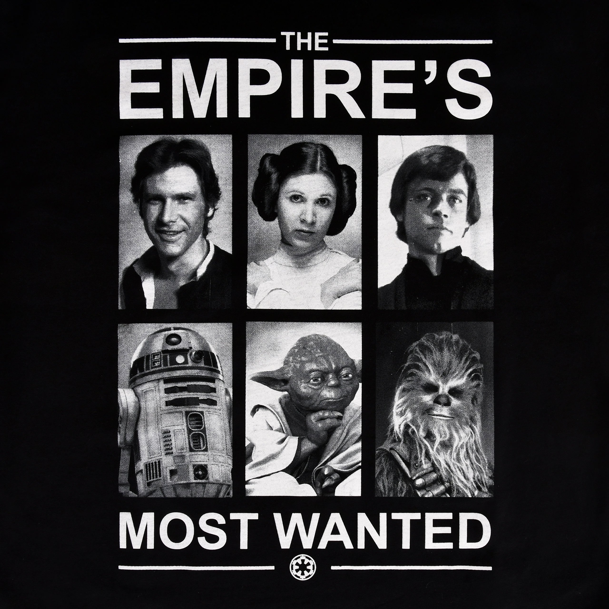 Produktbild Star Wars - Empire's Most Wanted T-Shirt schwarz