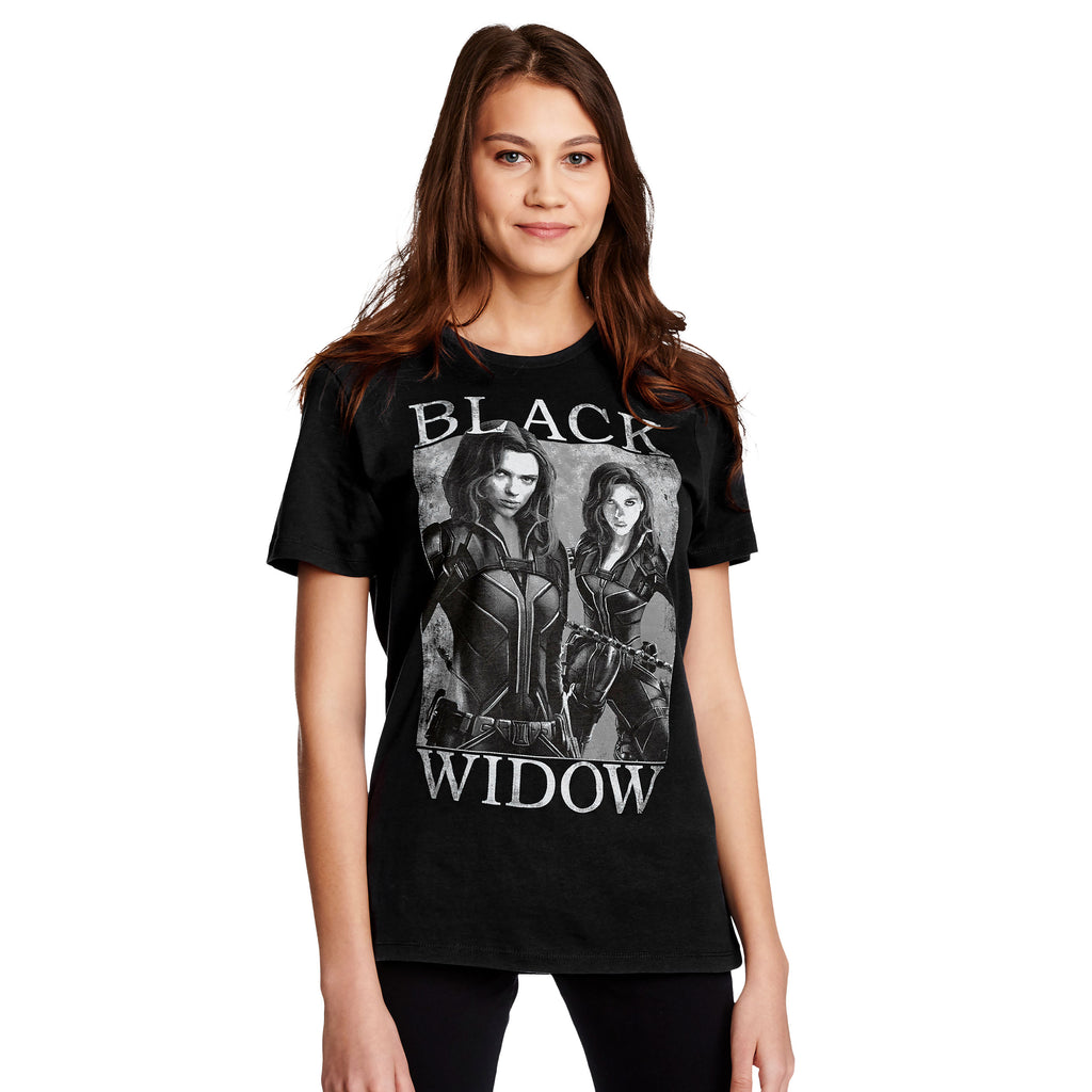 Produktbild Black Widow - Poster T-Shirt grau