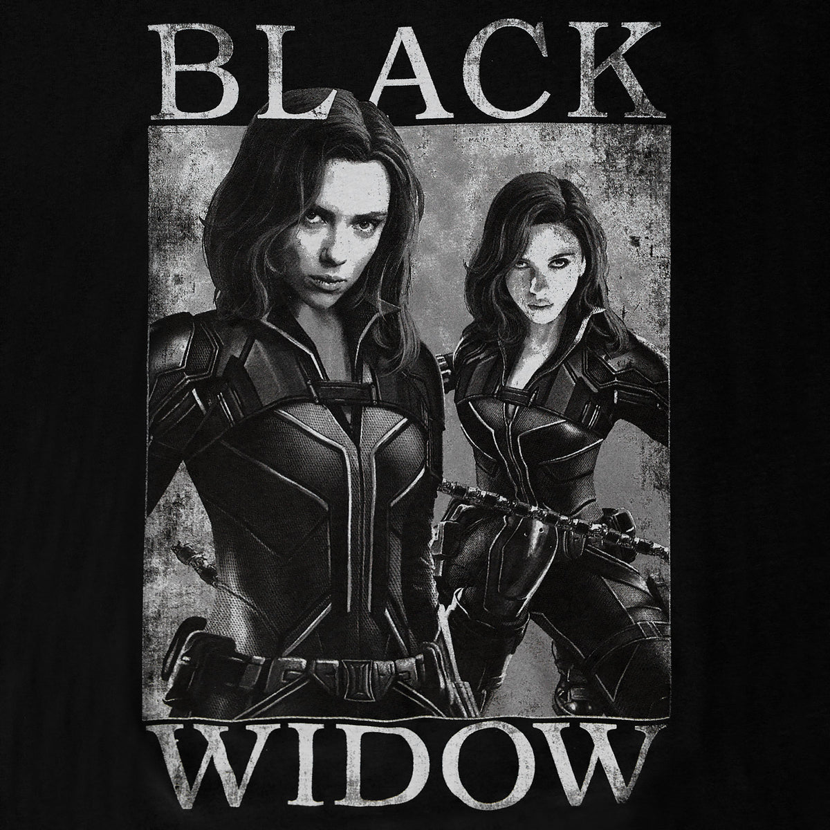 Produktbild Black Widow - Poster T-Shirt grau