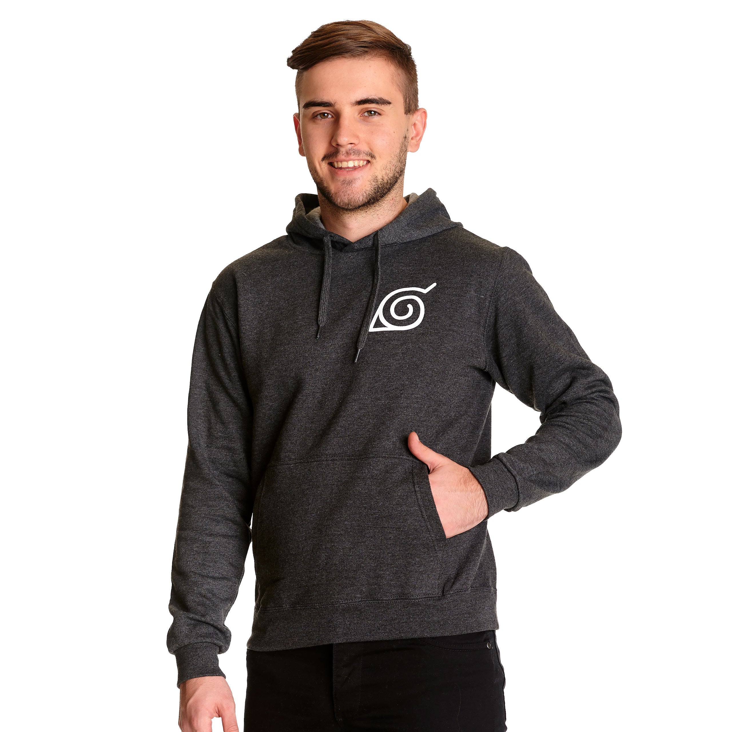 Produktbild Naruto - Characters of Konoha Hoodie grau