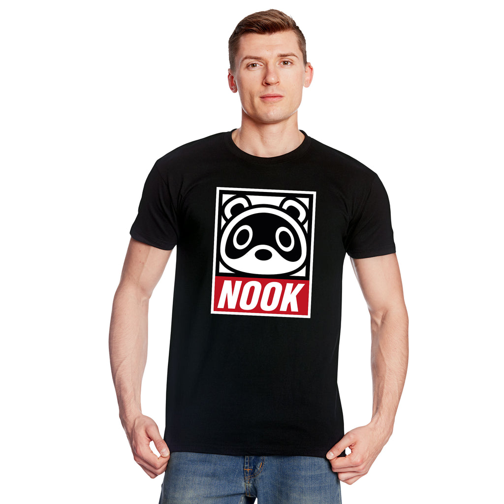 Tom Nook T-Shirt für Animal Crossing Fans schwarz