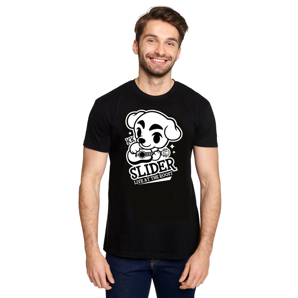 K.K. Slider T-Shirt für Animal Crossing Fans schwarz