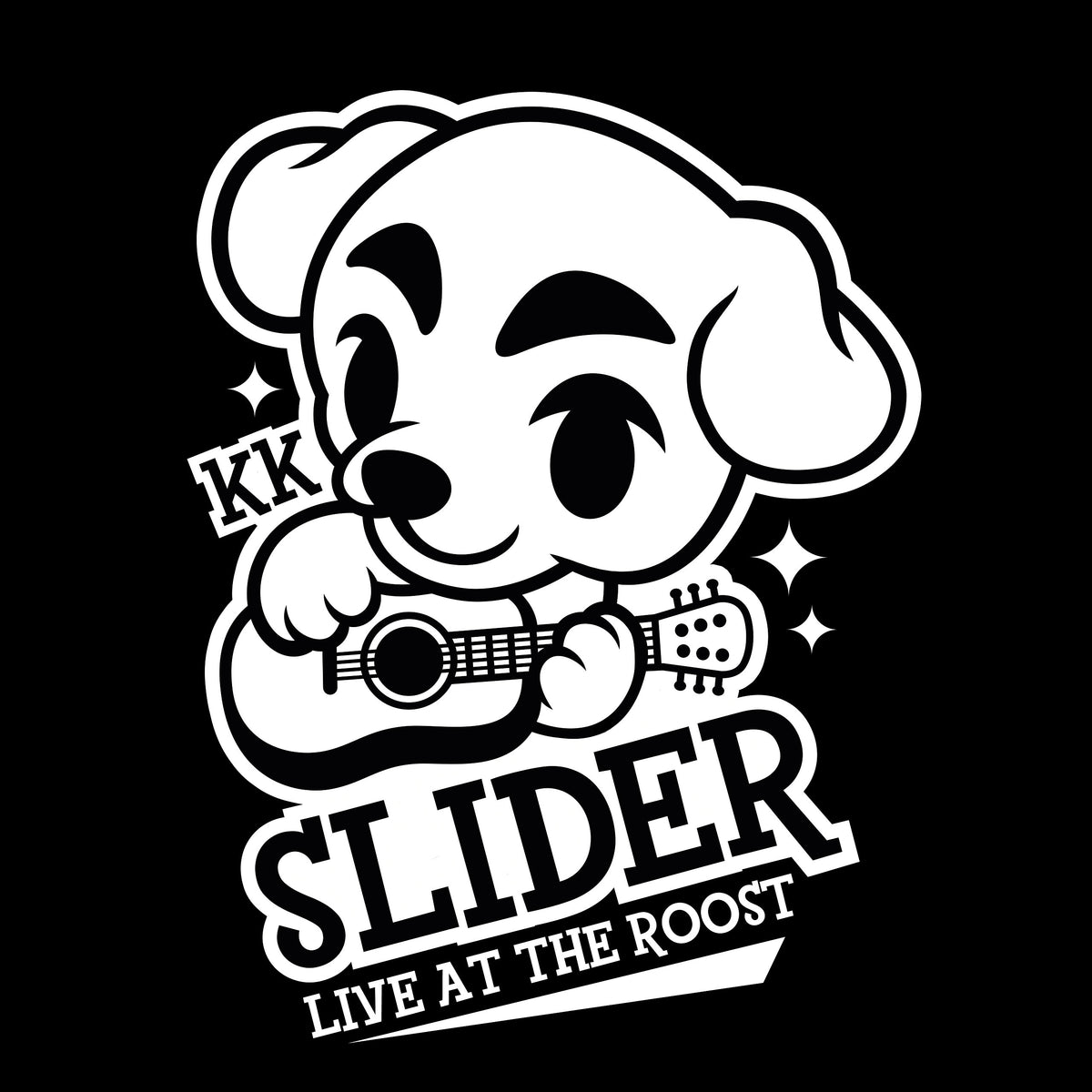 Produktbild K.K. Slider T-Shirt für Animal Crossing Fans schwarz