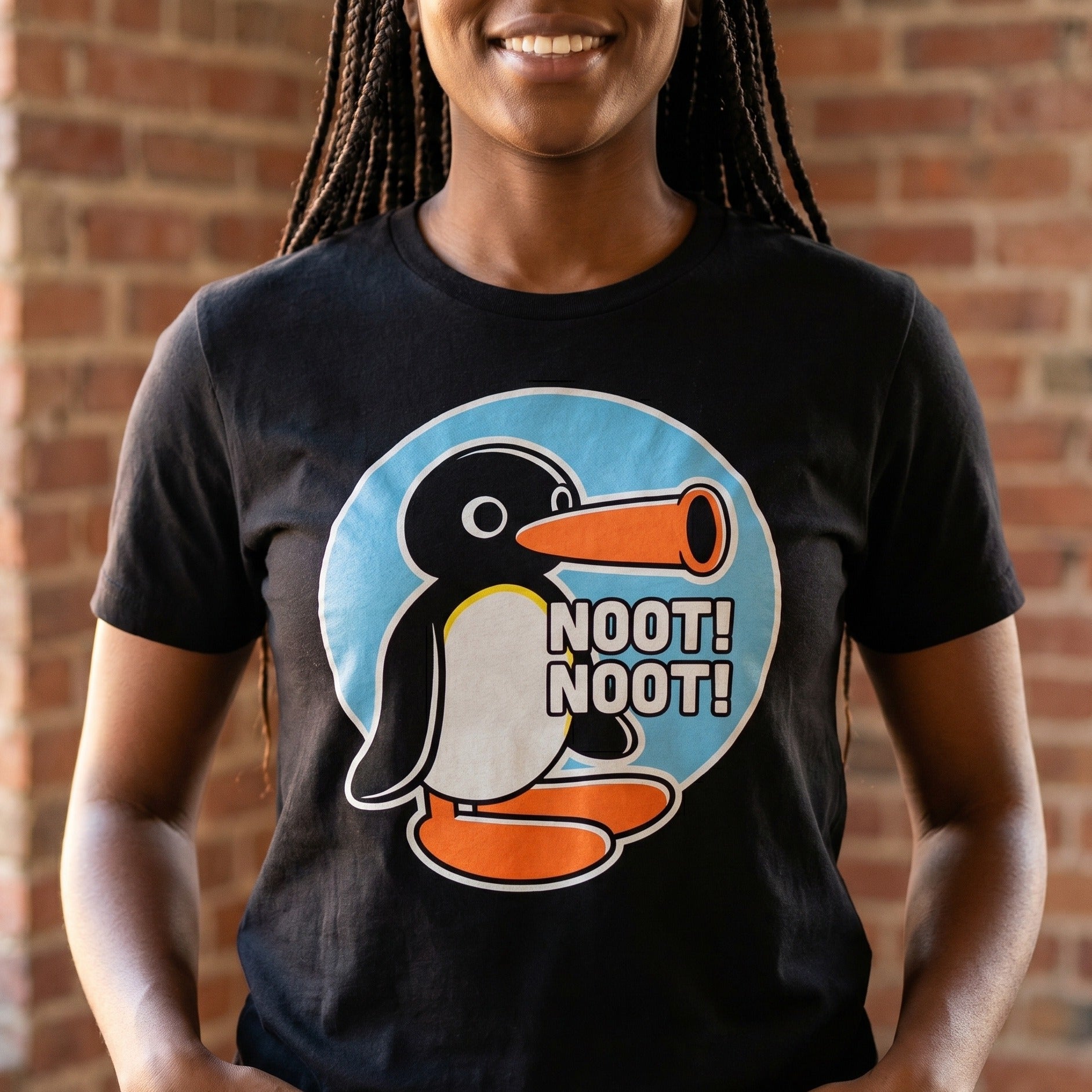 Produktbild Noot Noot T-Shirt für Pingu Fans schwarz