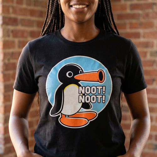 Produktbild Noot Noot T-Shirt für Pingu Fans schwarz