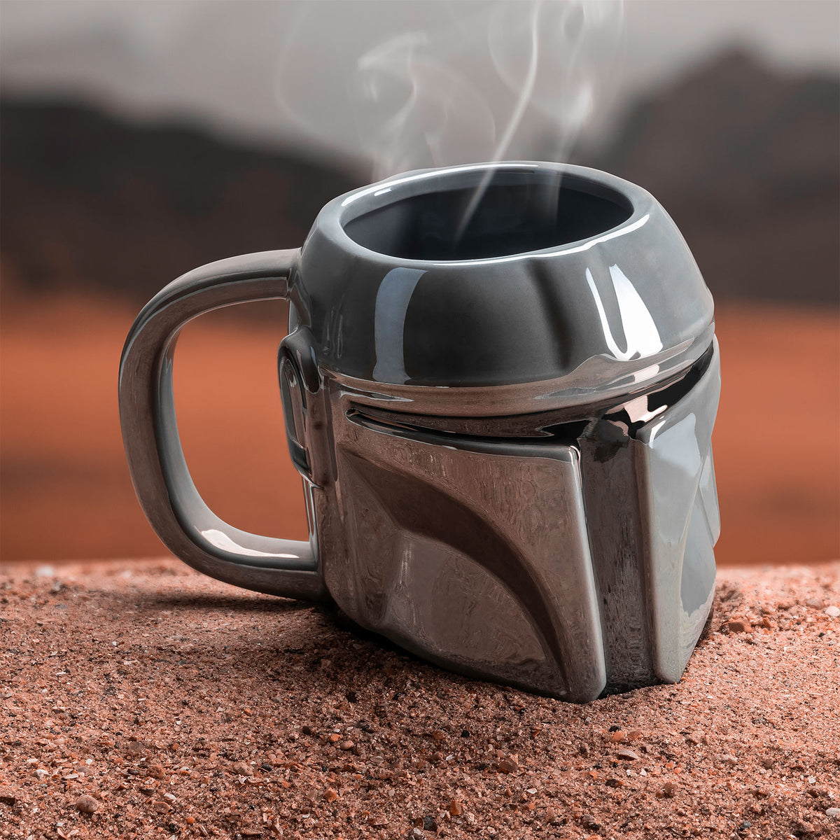 Produktbild The Mandalorian Helm 3D Tasse - Star Wars