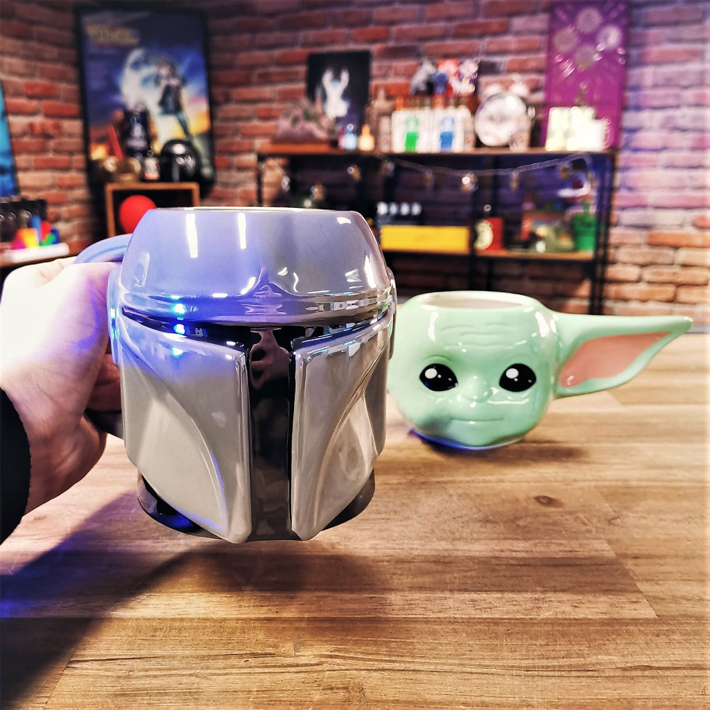Produktbild The Mandalorian Helm 3D Tasse - Star Wars