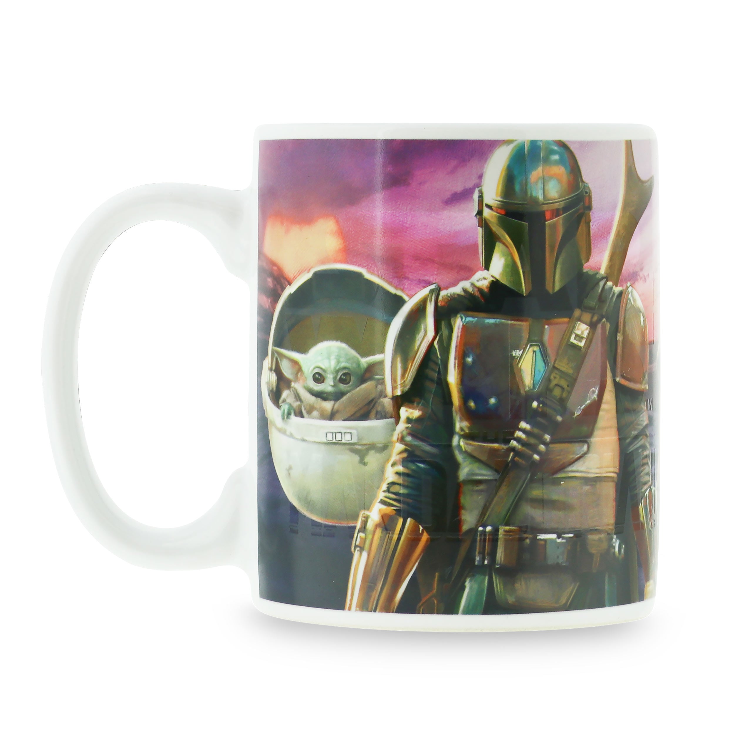 Produktbild The Mandalorian Collage Thermoeffekt Tasse - Star Wars