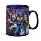 Produktbild Warhammer 40K - Ultramarines & Black Legion Thermoeffekt Tasse