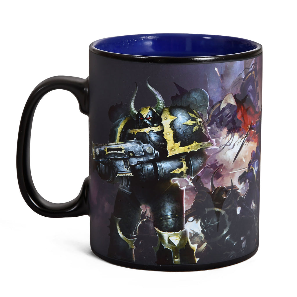 Produktbild Warhammer 40K - Ultramarines & Black Legion Thermoeffekt Tasse
