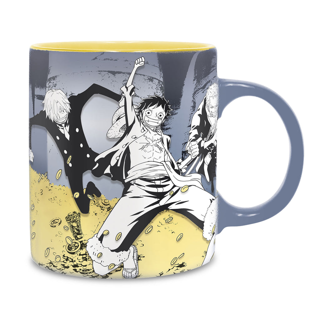 One Piece - Strohhutbande mit Schatz Tasse