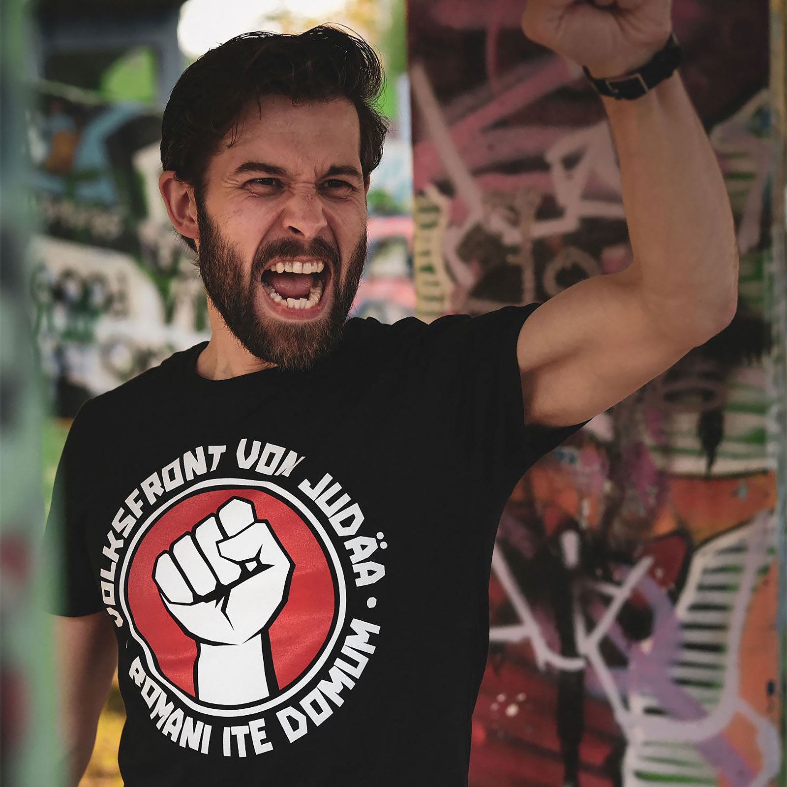 Produktbild Volksfront von Judäa T-Shirt für Monty Python Fans schwarz