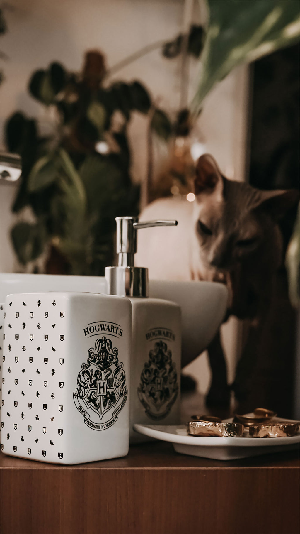 Produktbild Harry Potter - Hogwarts Wappen Badset 4-teilig