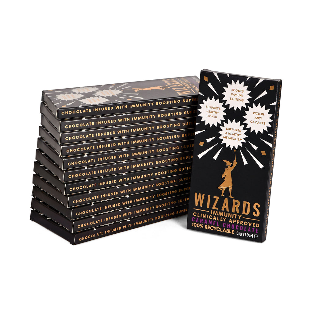 Produktbild Wizards Magic - Immunity Karamell Schokolade 12 Tafeln