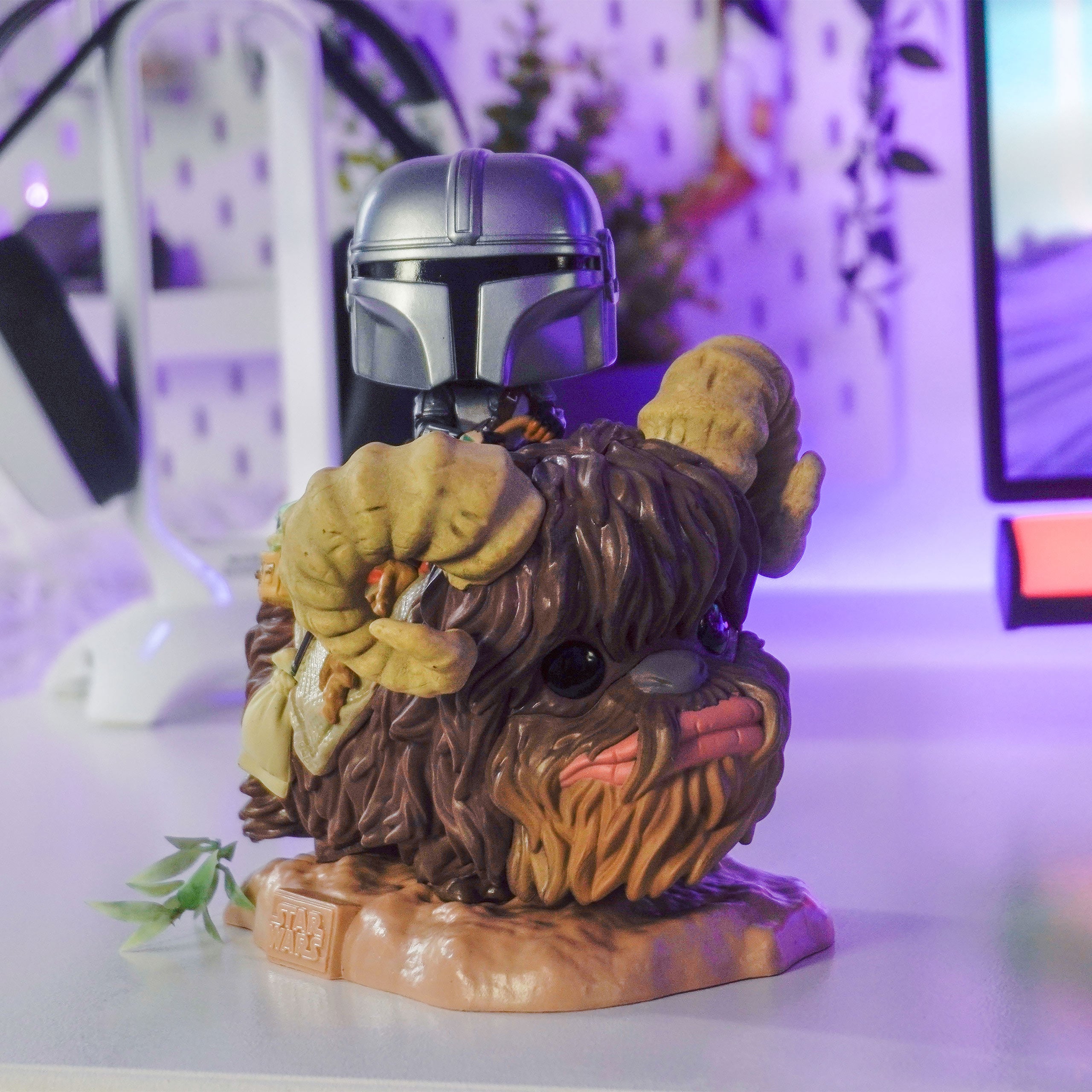 Produktbild The Mandalorian mit The Child auf Bantha Funko Pop Wackelkopf-Figur - Star Wars
