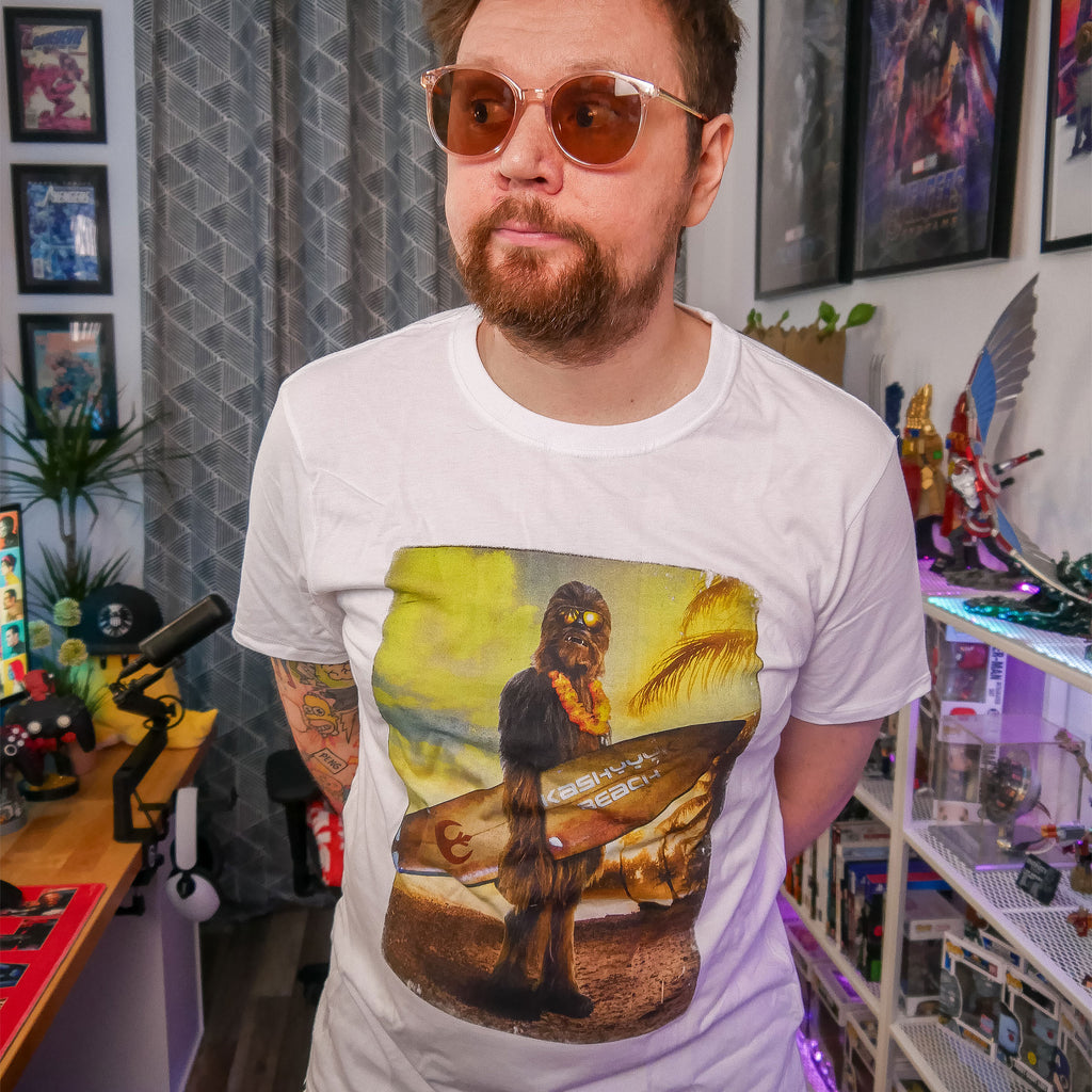 Produktbild Star Wars - Wookiee Surfer T-Shirt weiß