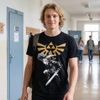 Produktbild Zelda - Link Battle T-Shirt schwarz