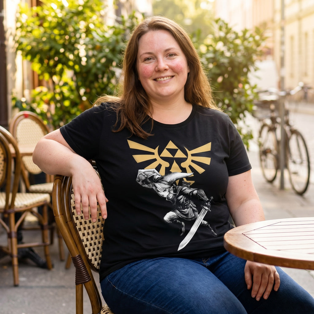 Produktbild Zelda - Link Battle T-Shirt schwarz