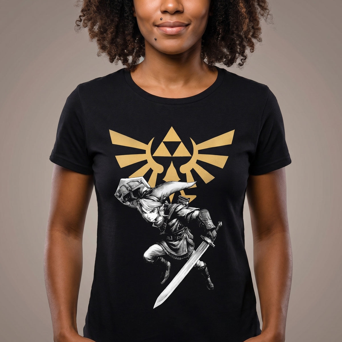 Produktbild Zelda - Link Battle T-Shirt schwarz