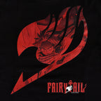 Produktbild Fairy Tail - Logo mit Natsu T-Shirt schwarz